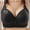 Black, variant on Sentmoon Womens Wireless Bra Plus Size Push up No-Slip Sports Bras for Women Large Bust Easy Care Seamless Supportive Breathable Women's Bra for Cycling XXXXL