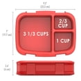 thumbnail image 4 of Bentgo Fresh Lonchera Antiderrames 3 O 4 Compartimentos Color Rojo, 4 of 6
