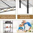 Storage Shelves 6000lbs Capacity 6 Tier Metal Shelf on Casters 48" L×18