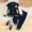 Dark Blue B2 sweatsuits 2pcs sets boys 3t, variant on Boys Outfits Size 6 Winter Boys Jacket Baseball Crew Neck Color Block Button up Coat & Pant 2PC Sweatsuits,Little Boys Boys Bomber Jacket and Jogger Pants