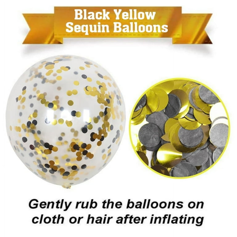 PartyWoo Bee Balloons, 72 pcs Yellow Balloons Yellow Polka Dot Balloons  Black Balloons and Bee Foil Balloon, Bee Decorations for Bee Party, Bee  Baby Shower, Bee Birthday Party, Mom to Bee Shower –