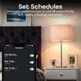 thumbnail image 3 of Protector de Sobretensión Geeni Blanco con Control Inalámbrico y Temporizador, Compatible con Alexa, 3 of 9