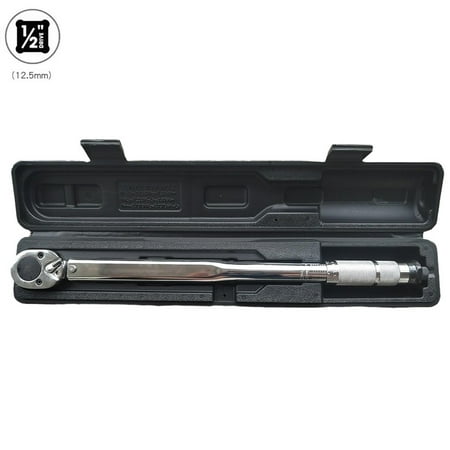 

Square Drive Torque Wrench Two-way Spanner Key Car Repair 5-210N.m