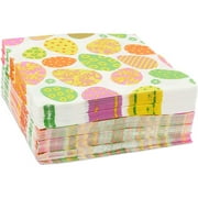 100 Packs Decorative Napkins - Disposable Paper Party Napkins with Easter Egg Designs - Perfect for Birthday Parties, Celebrations and Special Occasions, 13 x 13 inches