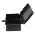 thumbnail image 3 of CRAFTHROU Small Tool Storage Box Iron Toolbox Durable Black for Home 1Pack, 3 of 6