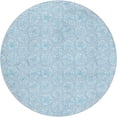 thumbnail image 2 of Addison Rugs Dream Shag Premium Machine Washable Transitional Sand Dollar Blue Round Rug, 8' x 8', 2 of 8