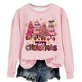 thumbnail image 4 of WXLWZYWL Family Christmas 2024 Womens Chrismas Sweatshirts Xmas Long Sleeve Thermal Crewneck Sweatshirts, 4 of 4
