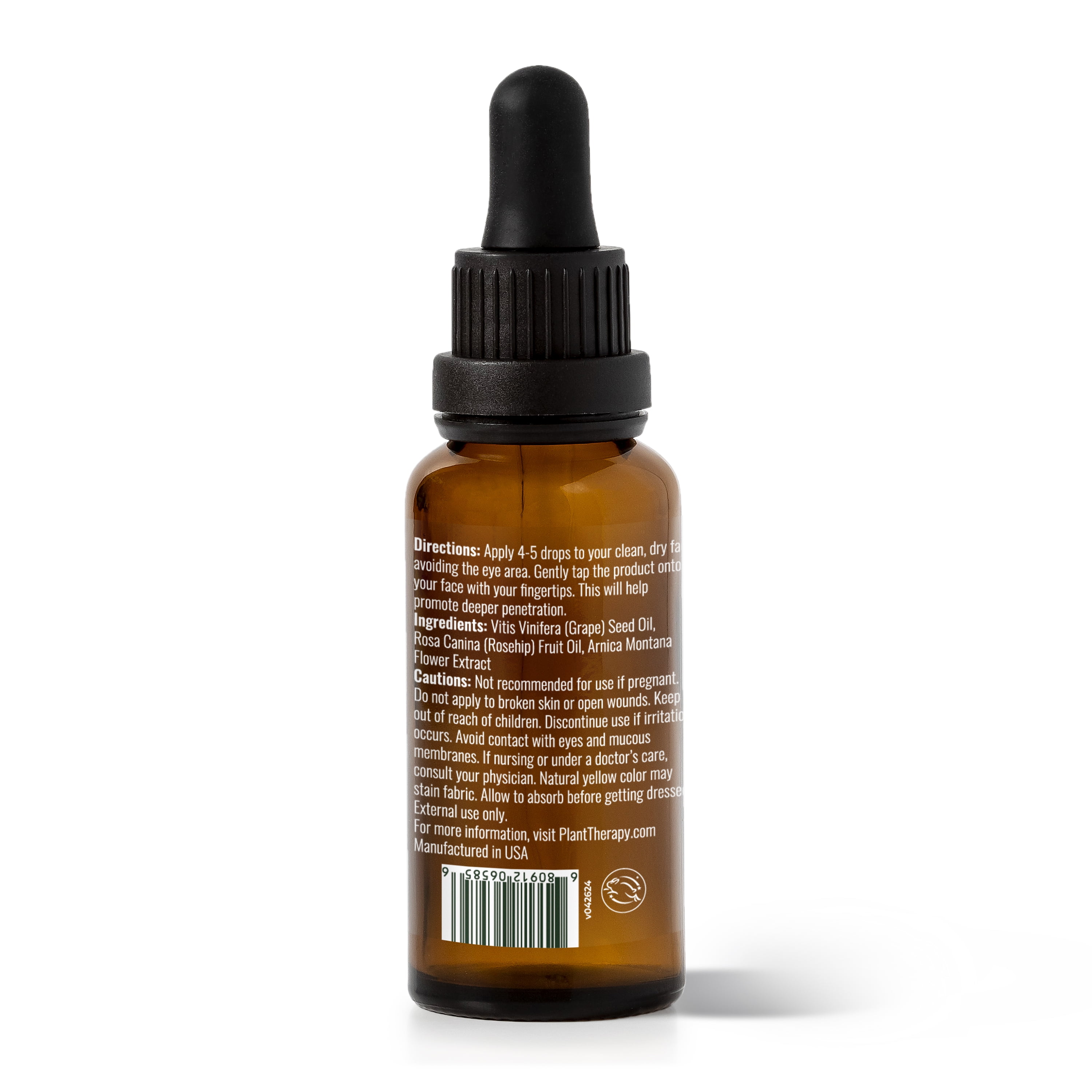 Plant Therapy Restorative Facial Oil with Rosehip & Arnica 1 oz Natural Ingredients, Restore & Protect Skin, Antioxidants and Fatty Acids, Deeply Nourish Skin