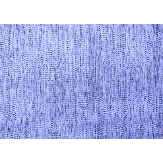 Ahgly Company Indoor Rectangle Abstract Blue Contemporary Area Rugs, 2' x 3'