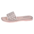 thumbnail image 1 of Bmisegm Women Sandals Fashionable New Pattern Pearl Bright Diamond Decoration Fashionable Flat Bottom Breathable Summer Beach Slippers Womens Sandals Summer Pink 8.5, 1 of 9