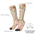 thumbnail image 4 of Naloa Indian Paisley 1 Thigh High Socks Extra Long Stretchy Sock Women Over Knee High Opaque Stocking Daily Wear, 4 of 6