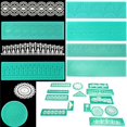 thumbnail image 2 of Lace Silicone Mould Universal Cake Decorating Tools Sugar Craft Embossed Mold, 2 of 7