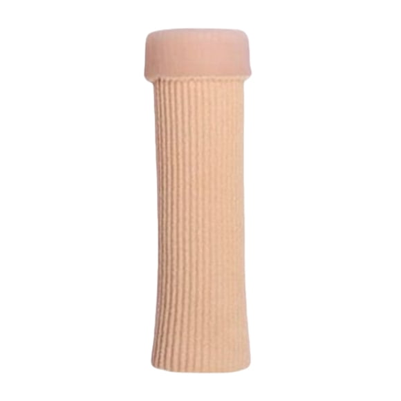 Vogacara Corrector de dedos tubo de silicona cubierta del dedo del pie herramienta de separación transpirable separador de dedos profesional mano de obra Cuidado de los pies 15*1.5 cm Vogacara CE014574-04