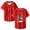 Red, variant on Addison Rae The Addison Tour 2025 Merch Baseball Jersey Shirt V-Neck Women Men Casual Short Sleeve Streetwear Clothes