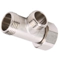 thumbnail image 4 of 7 8 Brass T, Adapter Shower Head Three Connector Valve Optional Movable Lock For Toilet Diverter Nut, 4 of 8