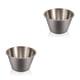 thumbnail image 1 of Naiovety Taza de salsa de acero inoxidable, recipiente para sumergir condimentos, bandeja para servir crema, soporte para de comedor, Pequeña 2piezas, 1 of 6