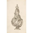 thumbnail image 2 of Juste Aurèle Meissonnier 16x24 Black Ornate Framed Double Matted Museum Art Print Titled: Design for a Flask, 2 of 5