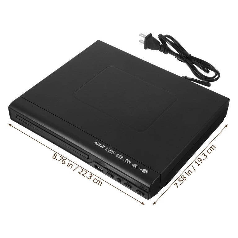 Oahisha DVD Player Home Stereo System Player High Definition Simple  Operation DVD Player with US Plug