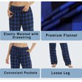 thumbnail image 6 of YUSHOW Womens Flannel Pajama Pants for Women Soft Plaid Pj Bottoms Lounge Pj Pants Size S, 6 of 8