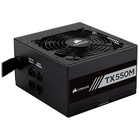 Corsair TX Series TX550M 550W 80+ Gold Modular Power Supply - (Best Corsair Power Supply)