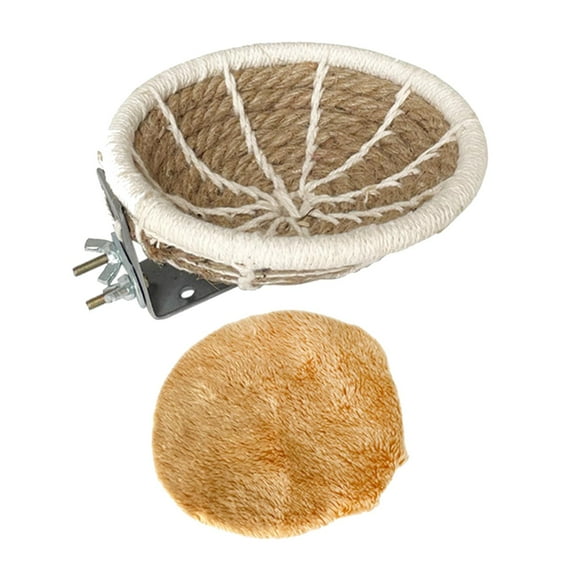 Bird Breeding Nest Bed Hamster Hemp Bird Nest Budgies Canary Finch Bird Nest Diameter 11.5