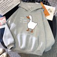 thumbnail image 1 of Peace Was Never An Option Goose Printing Mens Chandails à Capuchon Mignon C, 1 of 2