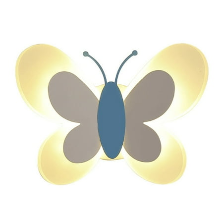 

NUOLUX 1PC Modern Simple Butterflies Wall Lamp Bedroom Living Room Decorative Wall Light
