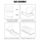 thumbnail image 4 of Organizador Clasificador de Archivos de Escritorio Acrílico, Organizadores de Correo de 4 Compartimentos para Escritorio, para Escritorio, Estante, Oficina, Organizador, 4 of 5