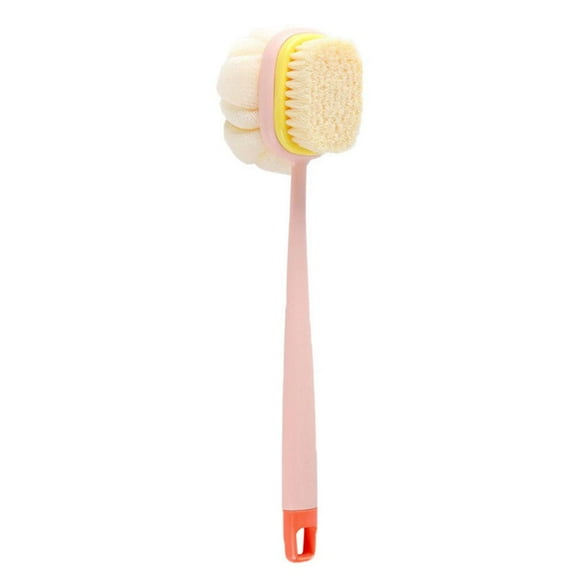 2 in1 Bath Brush Body Scrubber With Long Handle Body Scrubber Scrub Sponge S6D9