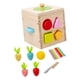 thumbnail image 3 of Bloques con forma Montessori para bebé, cubo de actividades para clasificar, caja de juguete, clasificador de formas para niños pequeños, juguetes, 3 of 9