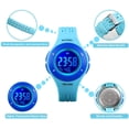 thumbnail image 2 of Reloj LED digital HUOGUO para niños, resistente al agua, 50 m, con alarma, 2 of 5
