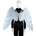 thumbnail image 4 of EFINNY Adult Angel Wing in White with Elastic Straps, 4 of 5