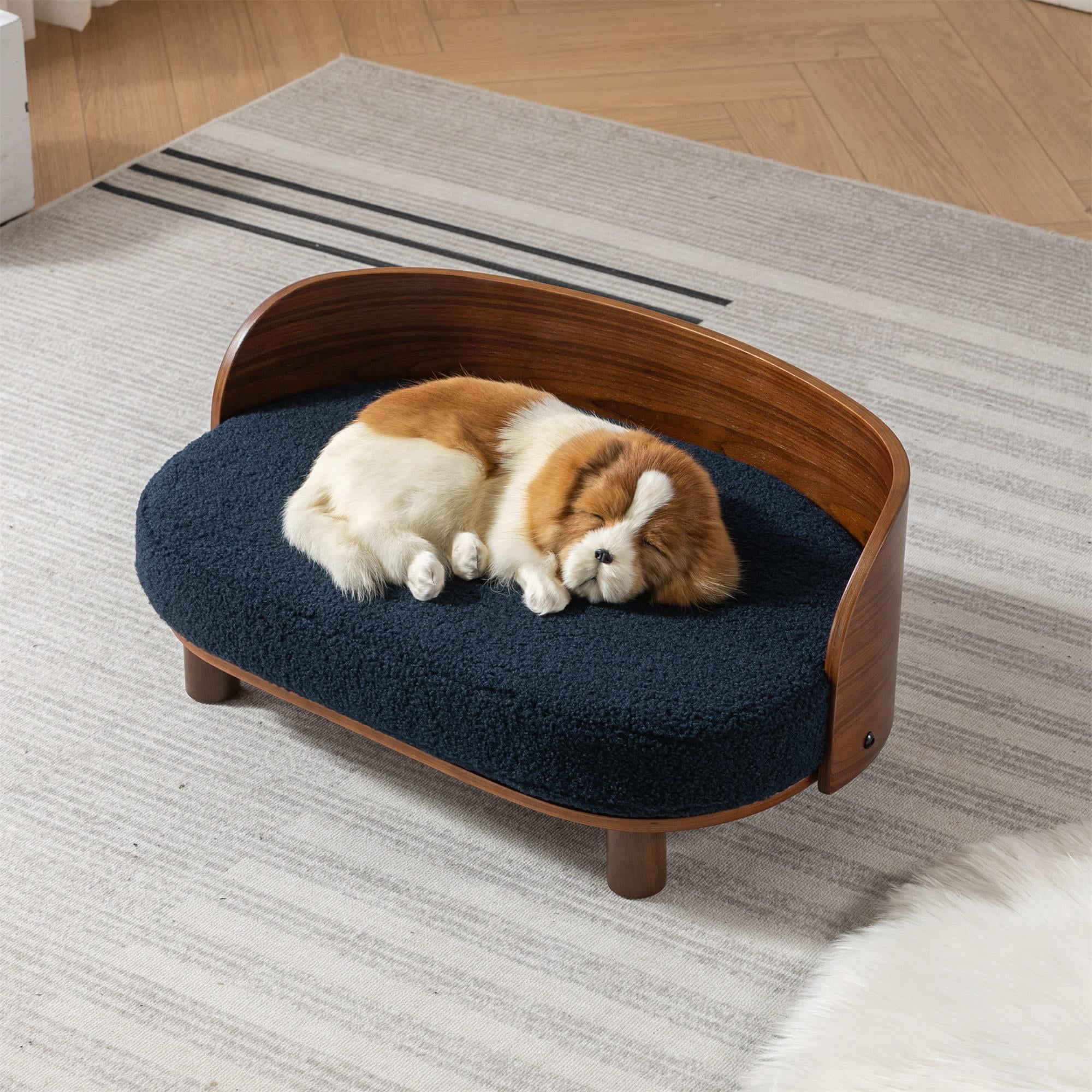 Pefilos 52" Pet Orthopedic Dog Bed with Removable Cover and Waterproof Liner with Non-Slip Bottom, Durable Flannel Fabric Pet Sofa with 7.9" Thick Gel Memory Foam, Blue Pefilos 52" Pet Orthopedic Dog Bed with Removable Cover and Waterproof Liner with Non-Slip Bottom, Durable Flannel Fabric Pet Sofa with 7.9" Thick Gel Memory Foam, Blue