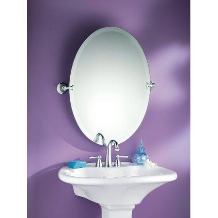 Moen Dn2692ch Glenshire Bathroom Oval Tilting Mirror Chrome Moen Dn2692ch Glenshire Bathroom Oval Tilting Mirror Chrome