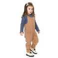 thumbnail image 2 of Wonder Nation Baby Girls & Toddler Girl's Long Sleeve Tee and Romper, 2pc Outfit Set (12M-5T), 2 of 9