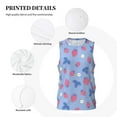 thumbnail image 3 of Sikiie Strawberry And Flowers Basketball Jersey Reversible Men's Mesh Athletic Sports Shirts Training Practice S-4XL3X-Large, 3 of 6