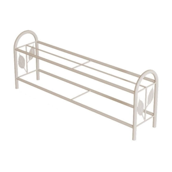 Shoe Rack Floor Standing for Bathroom Entryway Space Saving Metal Shoe Storage with Drainage Grids No Drill