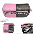 thumbnail image 3 of Large Capacity Blackpink Pencil Case For School Or Office Supplies - Durable Storage Bag, Pink, 3 of 4