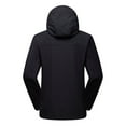 thumbnail image 4 of Hyknon Jackets for Women Lightweight Solid Color Windproof Hooded Windbreaker Jacket Casual Warm Loose Plus Size Full Zipper Outdoor Jackets for Running Hiking, 4 of 4