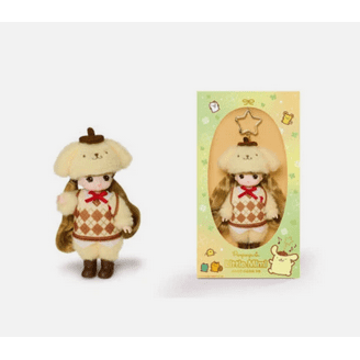 Sanrio Characters x Little Mimi Plush Doll Keychain KUROMI