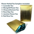 thumbnail image 4 of 6 Flower Herbal Tea Samplers, Decaffeinated, Included Chrysanthemum, Marigold, Lavender, Chamomile, Red Rose, and Rose Hips, Loose Leaf Tea, 4 of 4