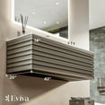 thumbnail image 2 of Eviva Dream 42 Smog Grey Wall Mount Vanity with Solid Surface Integrated Sink, 2 of 4