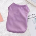 thumbnail image 4 of CSChome Pet Vest Dog Sweatshirt - Comfortable Soft Sleeveless Vest Fashionable Solid Color, 4 of 6
