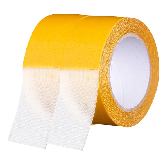 SOPOTUTU Double Sided Carpet Tape for Home Use, Strong Adhesion, Golden Color, Ideal for Rugs and Carpets