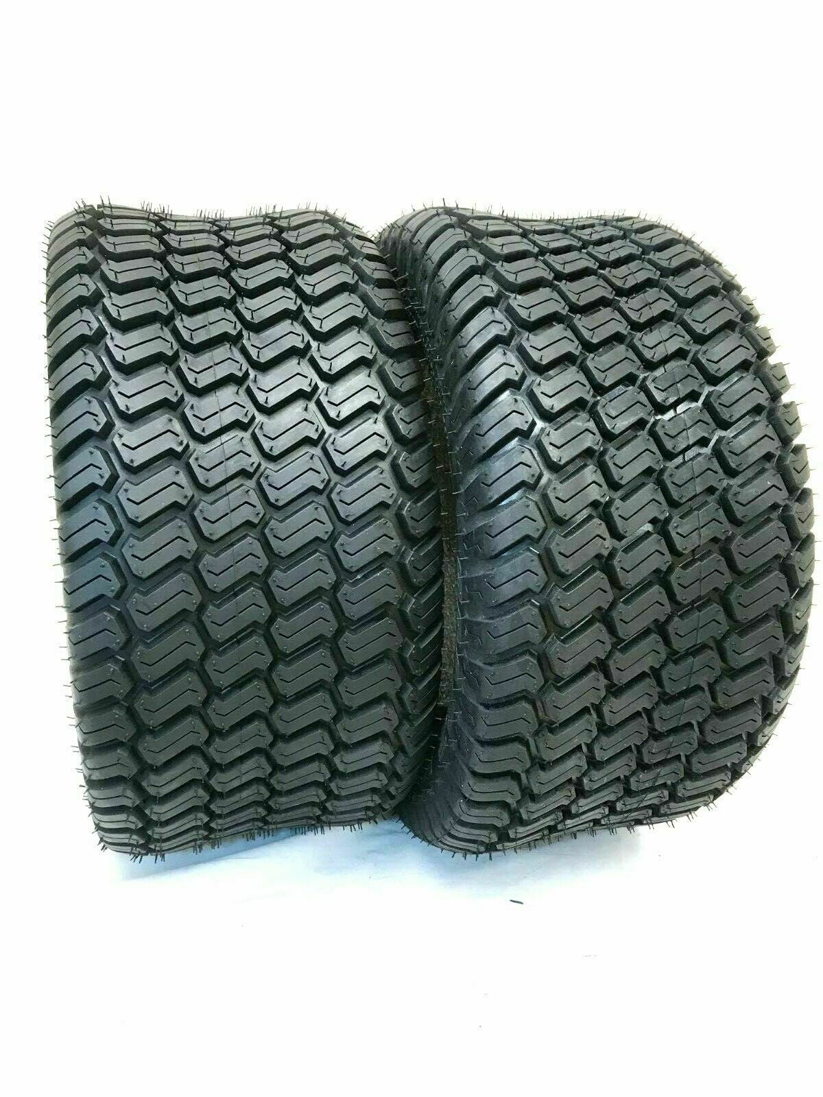 2 16x650x8 16x6.50x8 16x6.50-8  TURF TIRES 4 Ply Tubeless Tractor Rider Mower 