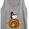 thumbnail image 3 of Peanuts - Gobble Gobble - Women's Racerback Tank Top, 3 of 6