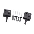 thumbnail image 4 of Kit de reparación de pasadores de ubicación y retención para estantes de paquetes, 2 piezas, fácil de instalar, moderno y resistente, pieza de, 4 of 9