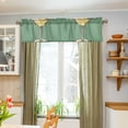 thumbnail image 3 of Yayeee Kitchen Valance Rod Pocket 54" x 18" Living Room Window Curtain, Lemon Glass, 3 of 6