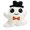 B, variant on Virelaxpo Ghost Shaped Cotton Throw Pillow, Cute Cushion For Couch Bed Living Room Festive Holiday Decor