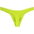 thumbnail image 2 of iKingsky Men's Low Rise Thong Underwear Silky T-back Underpants for Men (Medium, 5 Colors), 2 of 4